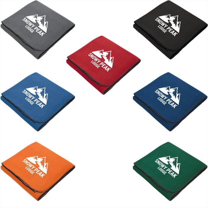 HH7018S Fleece Stadium Blanket With Custom Imprint